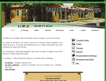 Tablet Screenshot of beau-rivage-gunsbach.com